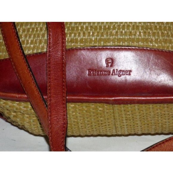 Etienne Aigner Vintage Chestnut Brown Hobo - Picture 8 of 12